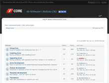 Tablet Screenshot of forum.jcore.net